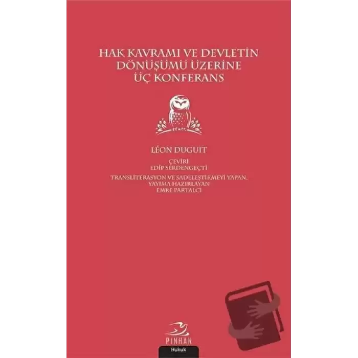 Hak Kavramı ve Devletin Dönüşümü Üzerine Üç Konferans