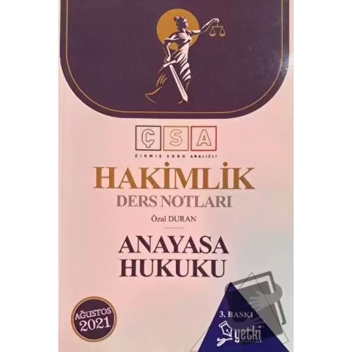 Hakimlik Anayasa Hukuku Ders Notları