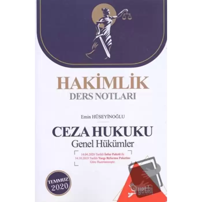 Hakimlik Ders Notları Ceza Hukuku Genel Hükümler