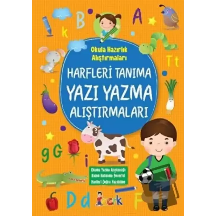 Harfleri Tanıma Yazı Yazma Alıştırmaları