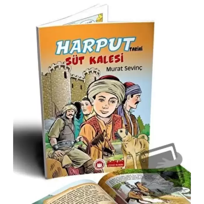 Harput Tarihi Süt Kalesi (Çizgi Roman Büyük Boy Renkli) 7+Yaş