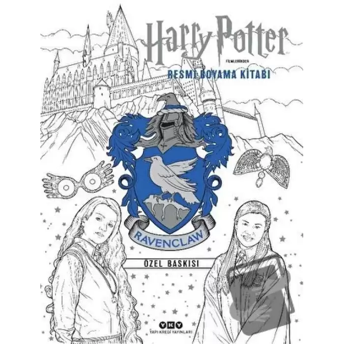 Harry Potter Filmlerinden Resmi Boyama Kitabı - Ravenclaw Özel Baskısı