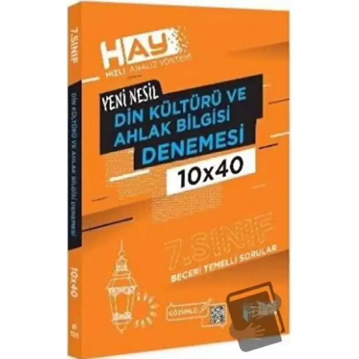 Hay 7. Sınıf Din Kültürü Branş Deneme