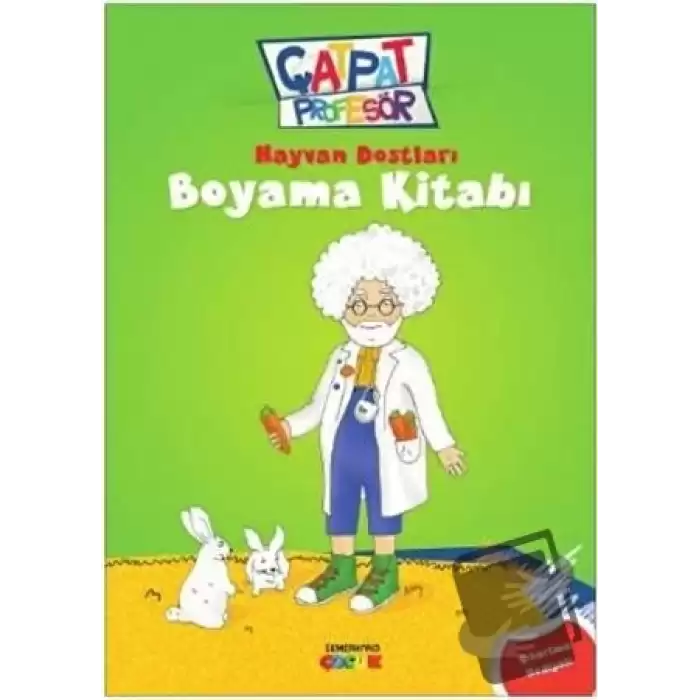 Hayvan Dostları Boyama Kitabı - Çatpat Profesör