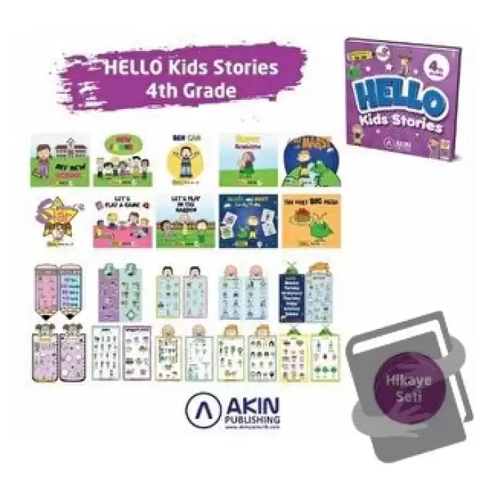 Hello Kids Stories 4nd Grade (Ciltli)