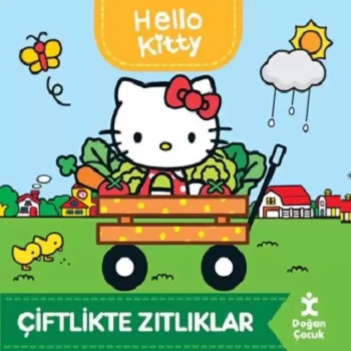 Hello Kitty - Çiftlikte Zıtlıklar (Ciltli)