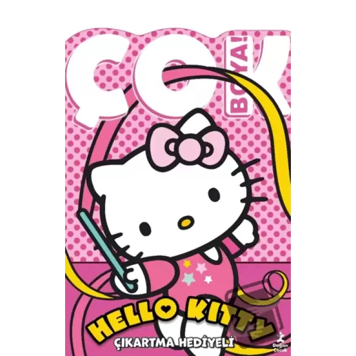 Hello Kitty - Çok Boya! Çıkartmalı Dev Boyama Kitabı