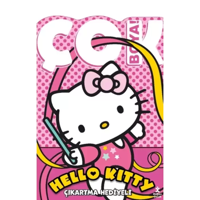 Hello Kitty - Çok Boya! Çıkartmalı Dev Boyama Kitabı