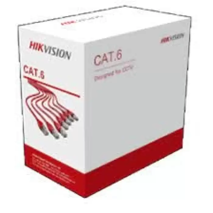 Hikvision Ds-1Ln6U-G Cat6 Utp Network 305Mt Gri Kablo( U-Utp Solid Copper, 0.55 Mm, Gray)