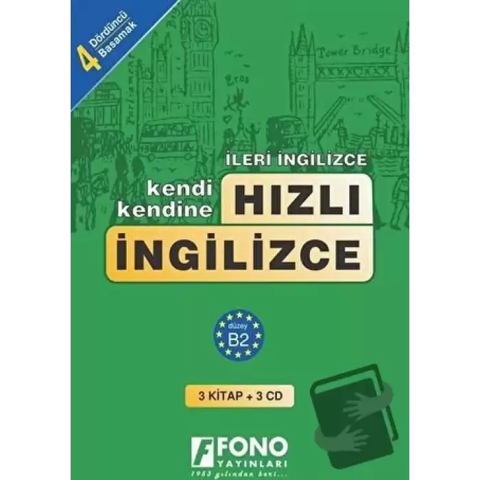 Hızlı İngilizce 4. Basamak (3 kitap + 3 CD)