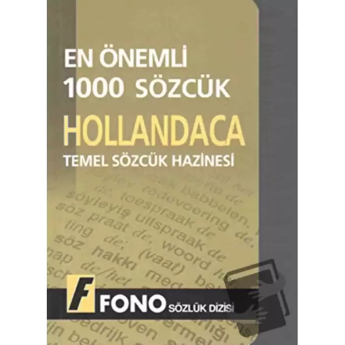 Hollandacada En Önemli 1000 Sözcük