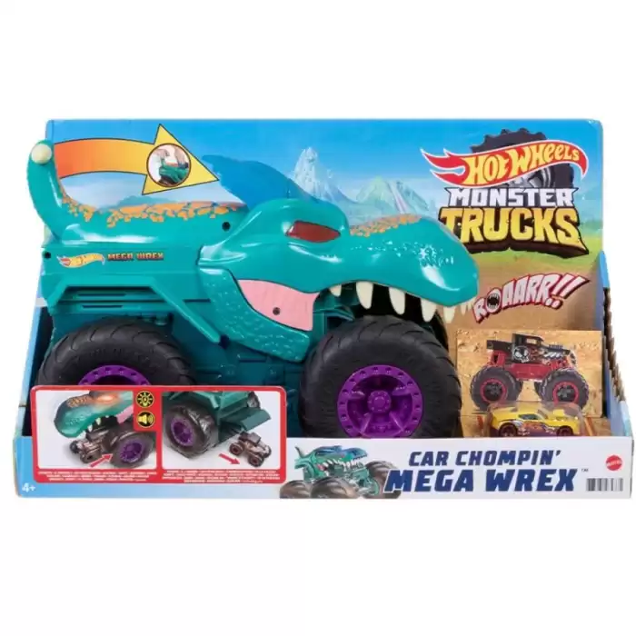 Hot Wheels Monster Trucks Araba Yiyen Mega Wrex