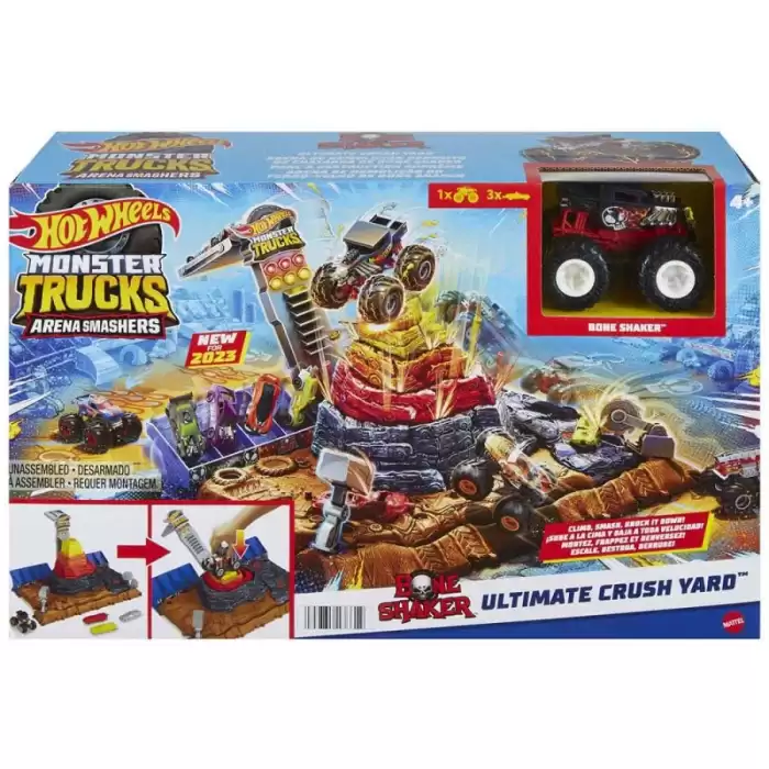 Hot Wheels Monster Trucks Muhteşem Çarpışma Arenası Oyun Seti Hnb96 - 2li Kutu