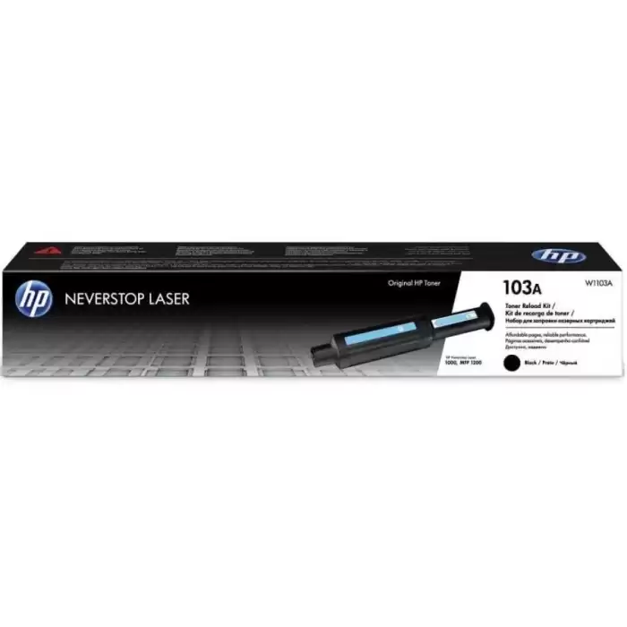 Hp 103A Black Siyah 2.500 Sayfa Neverstop Tanklı Yazıcı Toneri W1103A