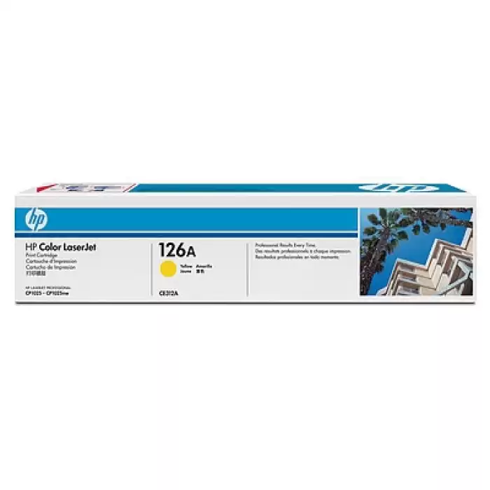 Hp 126A Yellow Sarı 1.000 Sayfa Toner Ce312A