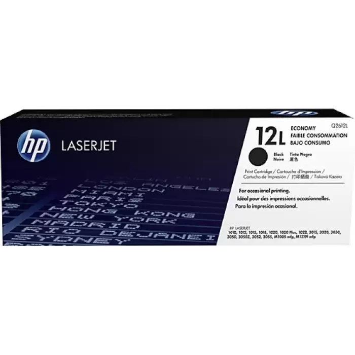 Hp 12L Black Siyah 1.000 Sayfa Düşük Kapasite Toner Q2612L