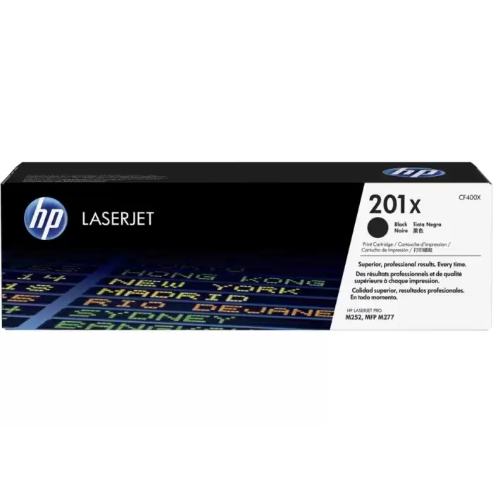 Hp 201X Black Siyah Yüksek Kapasite 2.800 Sayfa Toner Cf400X