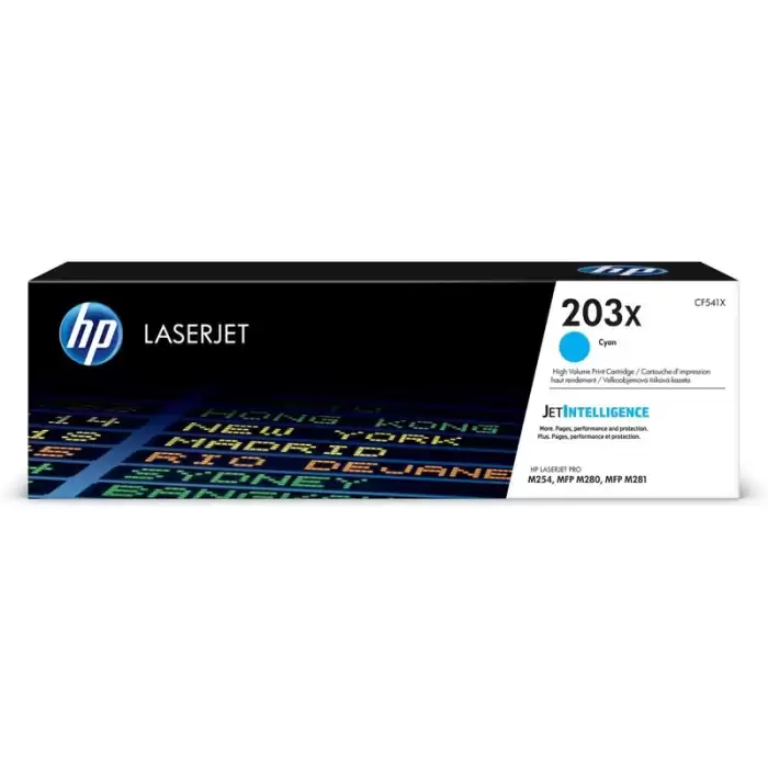 Hp 203X Cyan Mavi Yüksek Kapasite 2.500 Sayfa Toner Cf541X