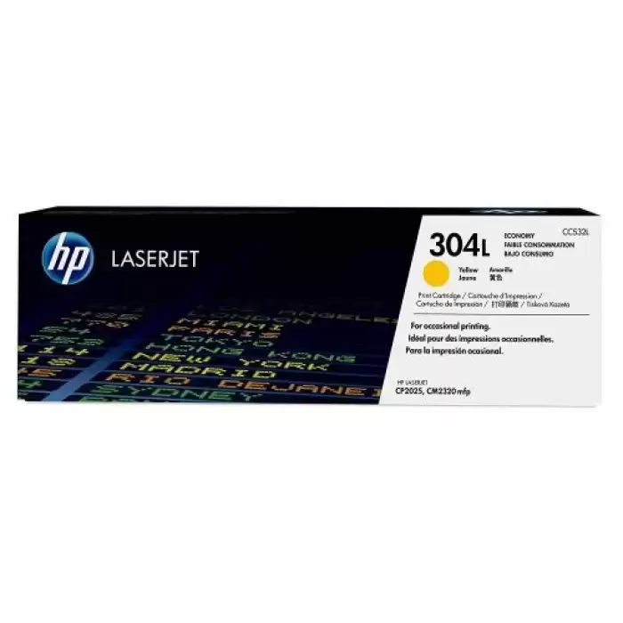 Hp 304L Yellow Sarı 1.400 Sayfa Ekonomik Toner Cc532L