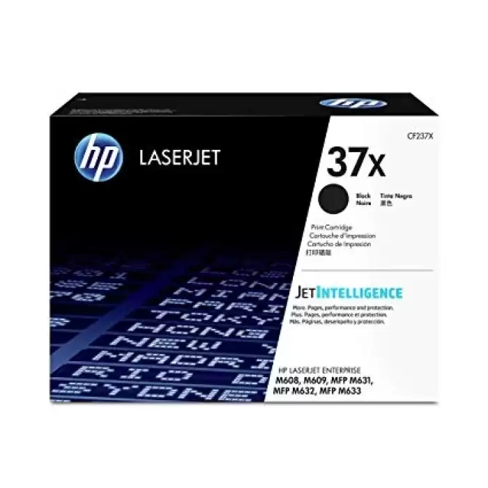 Hp 37X Black Siyah Yüksek Kapasite 25.000 Sayfa Toner Cf237X