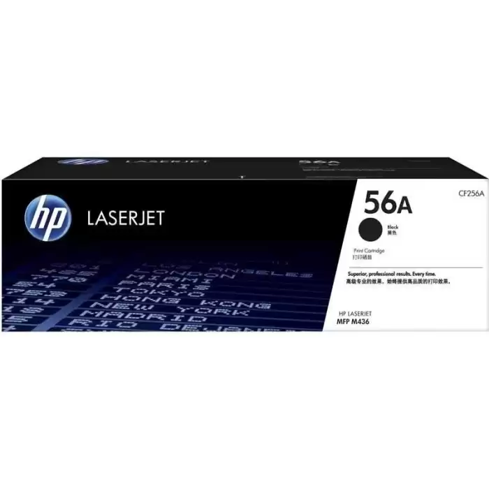 Hp 56A Black Siyah 6.600 Sayfa Toner Cf256A