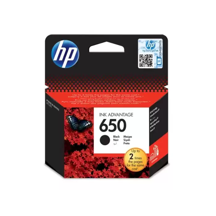 Hp 650 Black Siyah Kartuş Cz101Ae