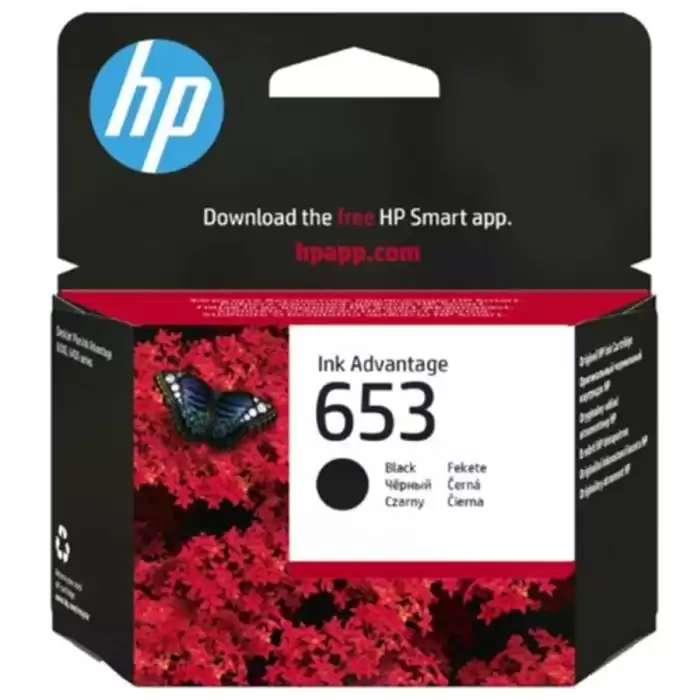 Hp 653 Black Siyah Kartuş 3Ym75Ae