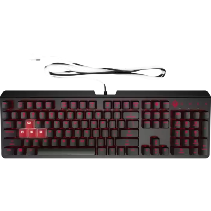 Hp 6Yw76Aa Omen Encoder Led Kablolu Mekanik Oyuncu Klavyesi  Rgb (Cherry Mx Red)