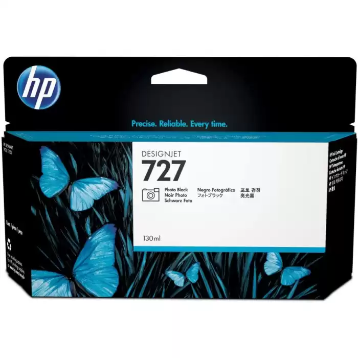 Hp 727 Photo Black Foto Siyah 130Ml Plotter Kartuşu B3P23A