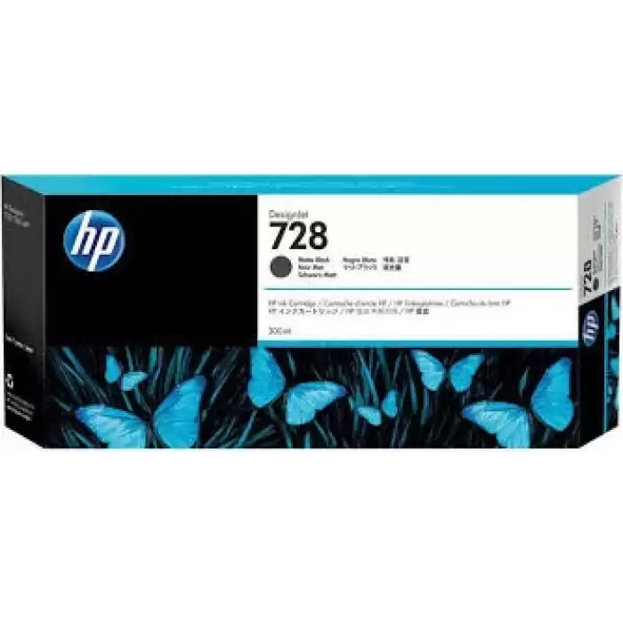 Hp 728 Yellow Sarı 300Ml Plotter Kartuşu F9K15A