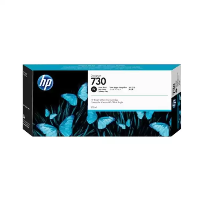 Hp 730 Photo Black Foto Siyah 300 Ml Plotter Kartuşu P2V73A