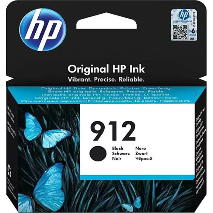 Hp 912 Black Siyah Kartuş 3Yl80A