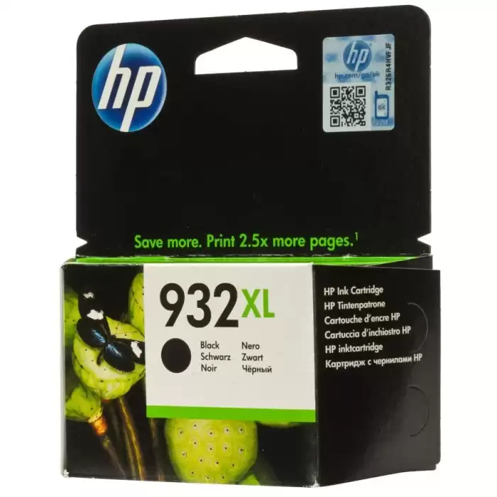 Hp 932Xl Black Siyah Yüksek Kapasite Kartuş Cn053Ae