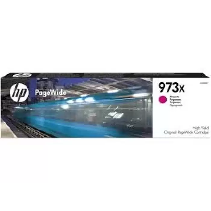 Hp 973X Magenta Kırmızı Yüksek Kapasite Pagewide Kartuş F6T82Ae