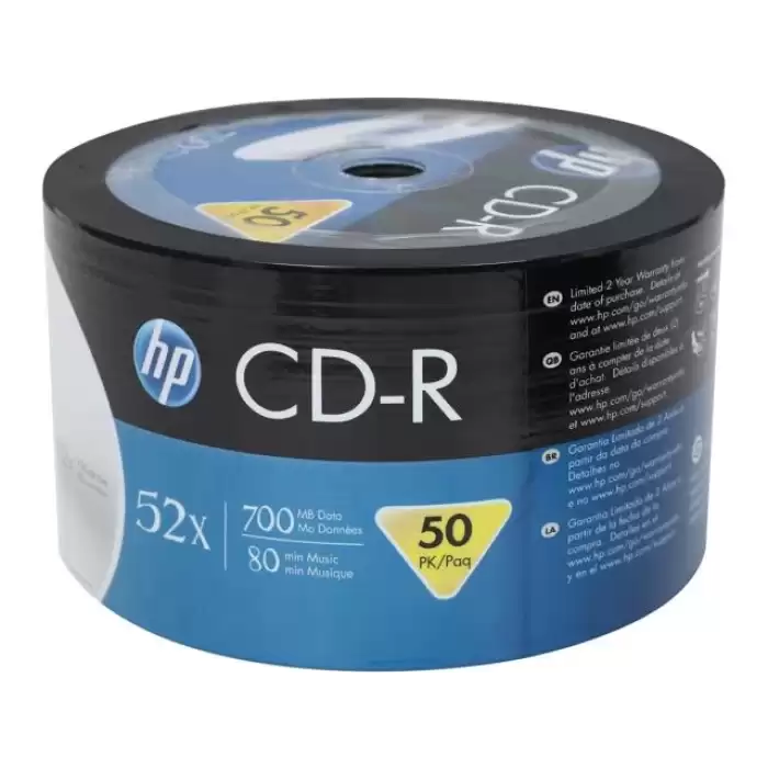 Hp Cd-R 700Mb-80Mın 52X 50 Li Shrink