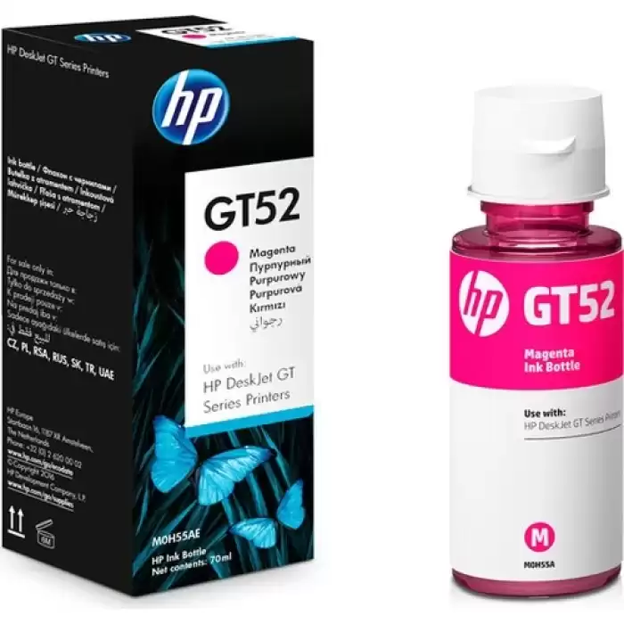 Hp Gt52 Magenta Kırmızı Mürekkep M0H55Ae