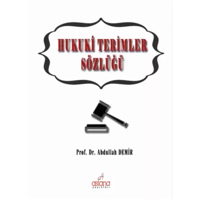 Hukuki Terimler Sözlüğü