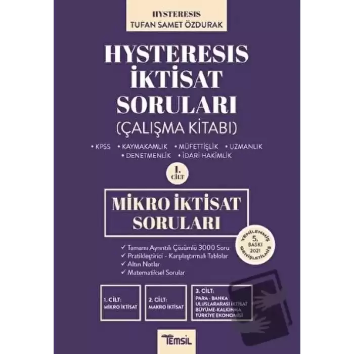 Hysteresis İktisat Soruları Cilt 1 - Mikro İktisat