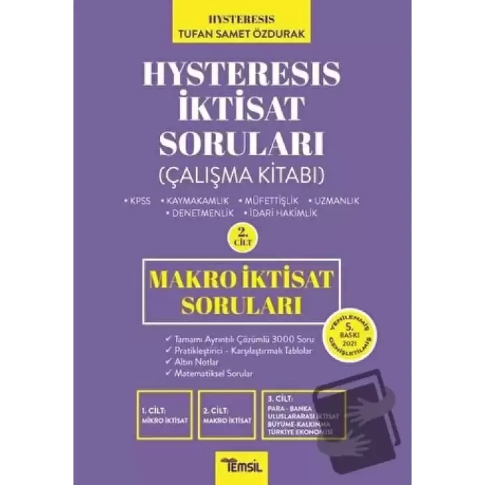 Hysteresis İktisat Soruları Cilt: 2 - Makro İktisat