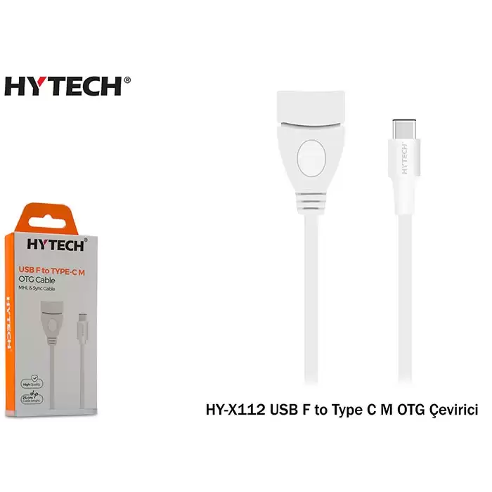 Hytech Hy-X112 Usb F To Type C M Otg Çevirici