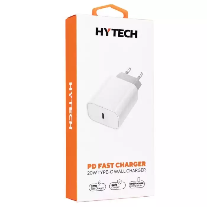 Hytech Hy-Xe40 1Pd 20W Hızlı Ev Şarj Adaptör