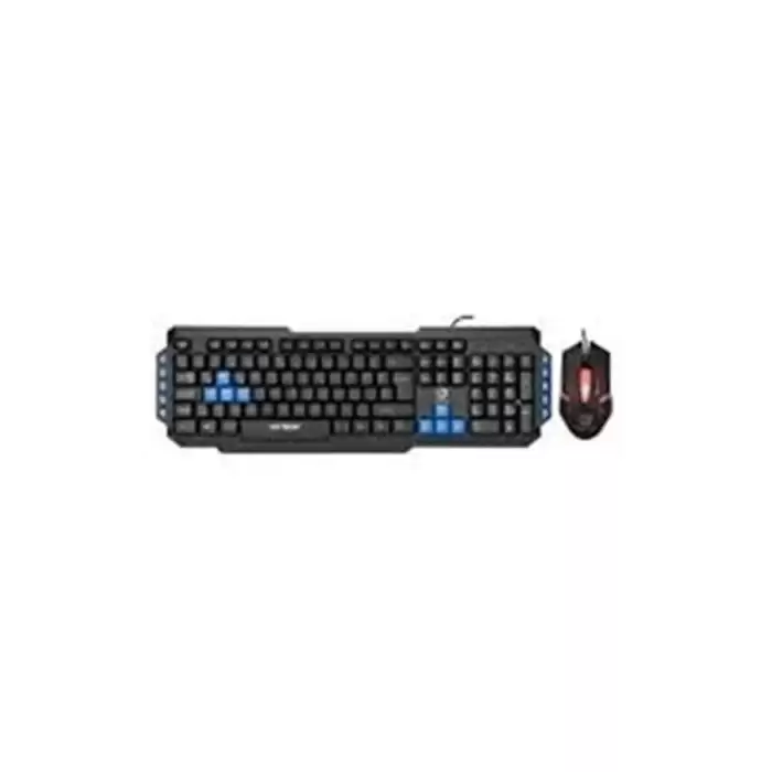 Hytech Hyk-46 Combo  Siyah Usb Mavi Tuşlu Q Gaming Oyuncu Klavye +Mouse Set