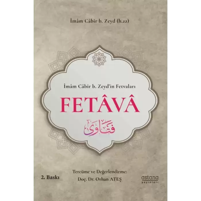 İbazi Bilgin İmam Cabir b. Zeyd’in Fetvaları - Fetava