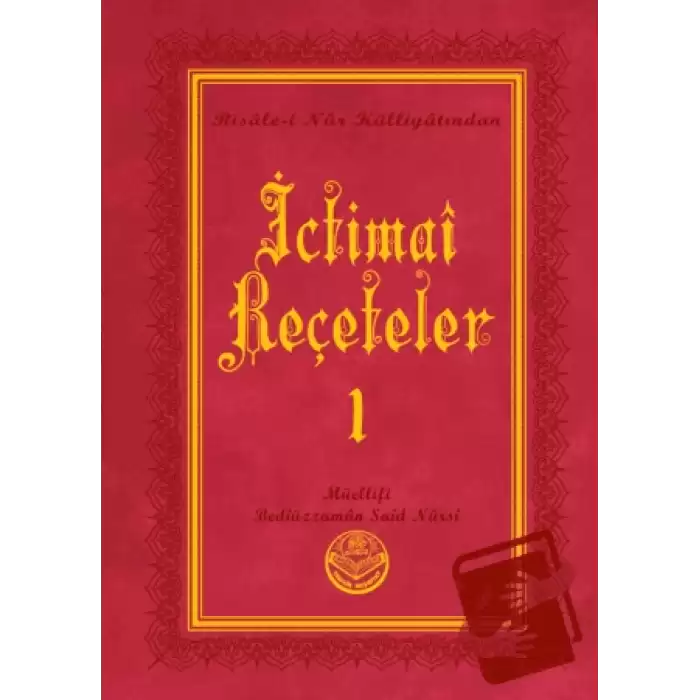 İctimai Reçeteler I (Küçük Boy) (Ciltli)