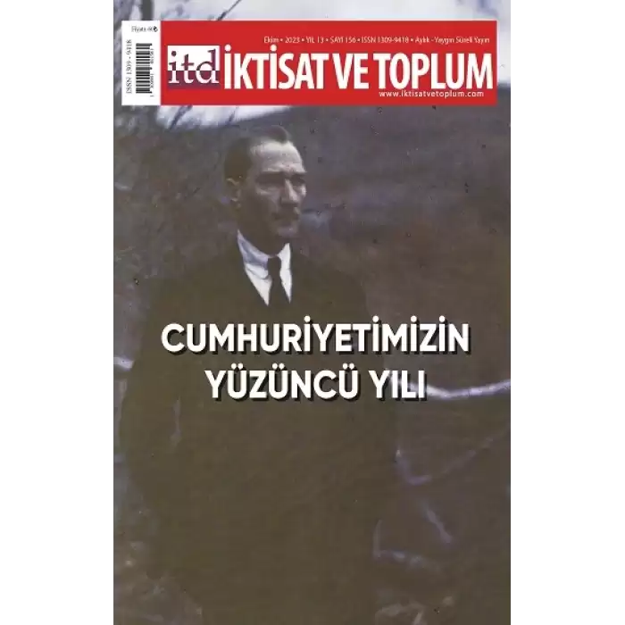 İktisat ve Toplum Dergisi 156. Sayı