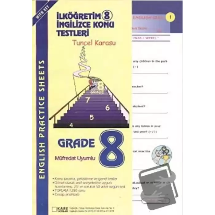 İlköğretim 8 İngilizce Konu Testleri (English Practice Sheets Grade 8)