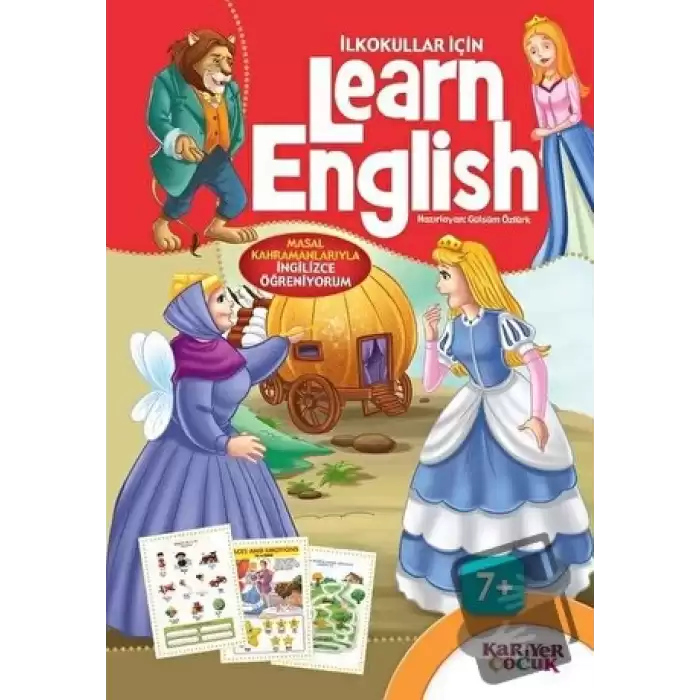 İlkokullar İçin Learn English (Kırmızı)