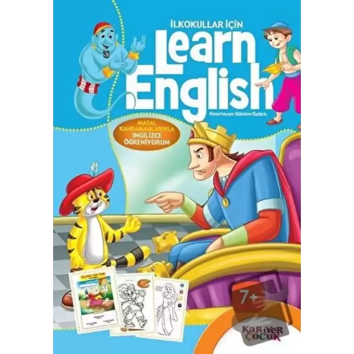 İlkokullar İçin Learn English (Mavi)