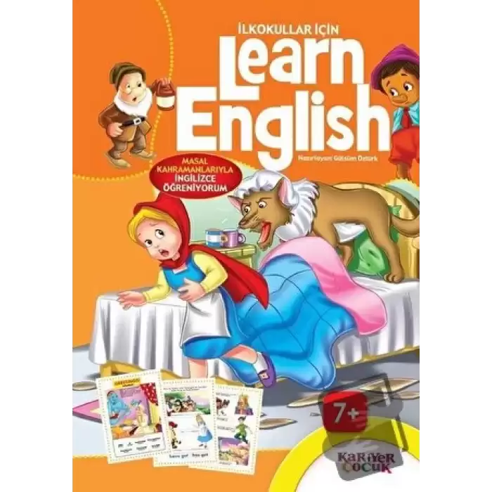 İlkokullar İçin Learn English (Turuncu)