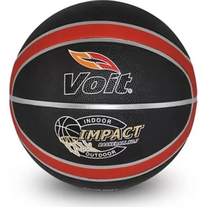 Impact Basketbol Topu N7 Siyah-Kırmzı